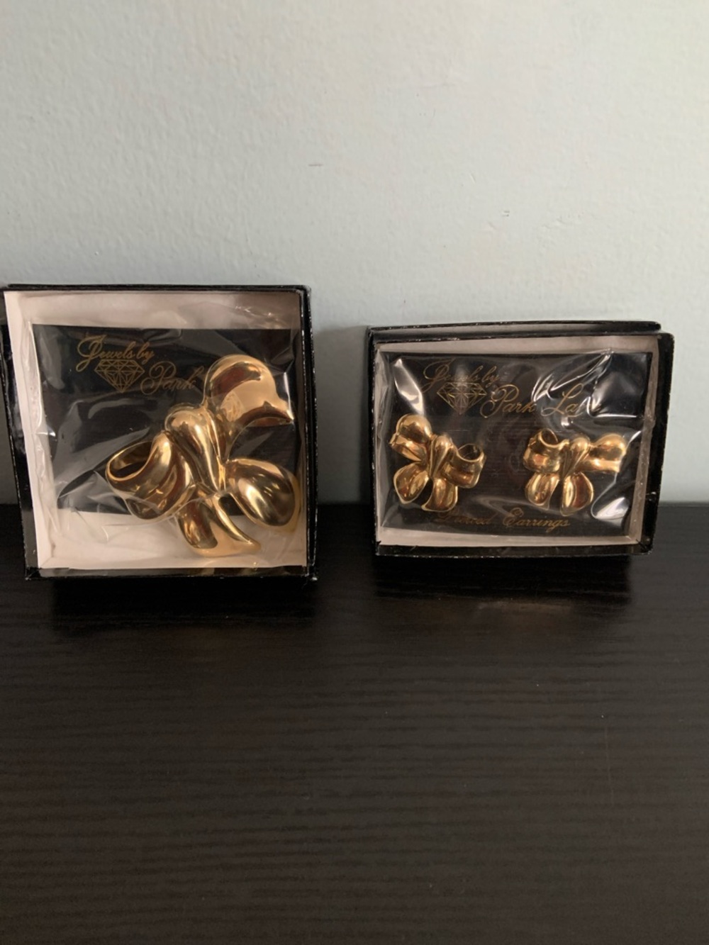 Park Lane Bow Design Pin and Post Earring Set